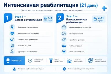 Реабилитация за 21 день в Троицке